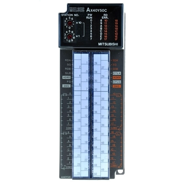三菱PLC模块AX40Y50C三菱A系列PLC输入输出模块价格
