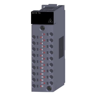QX10-TS 三菱Q系列AC电源16点输入模块 QX10价格 弹簧夹端子台型